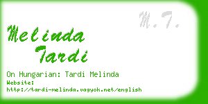 melinda tardi business card